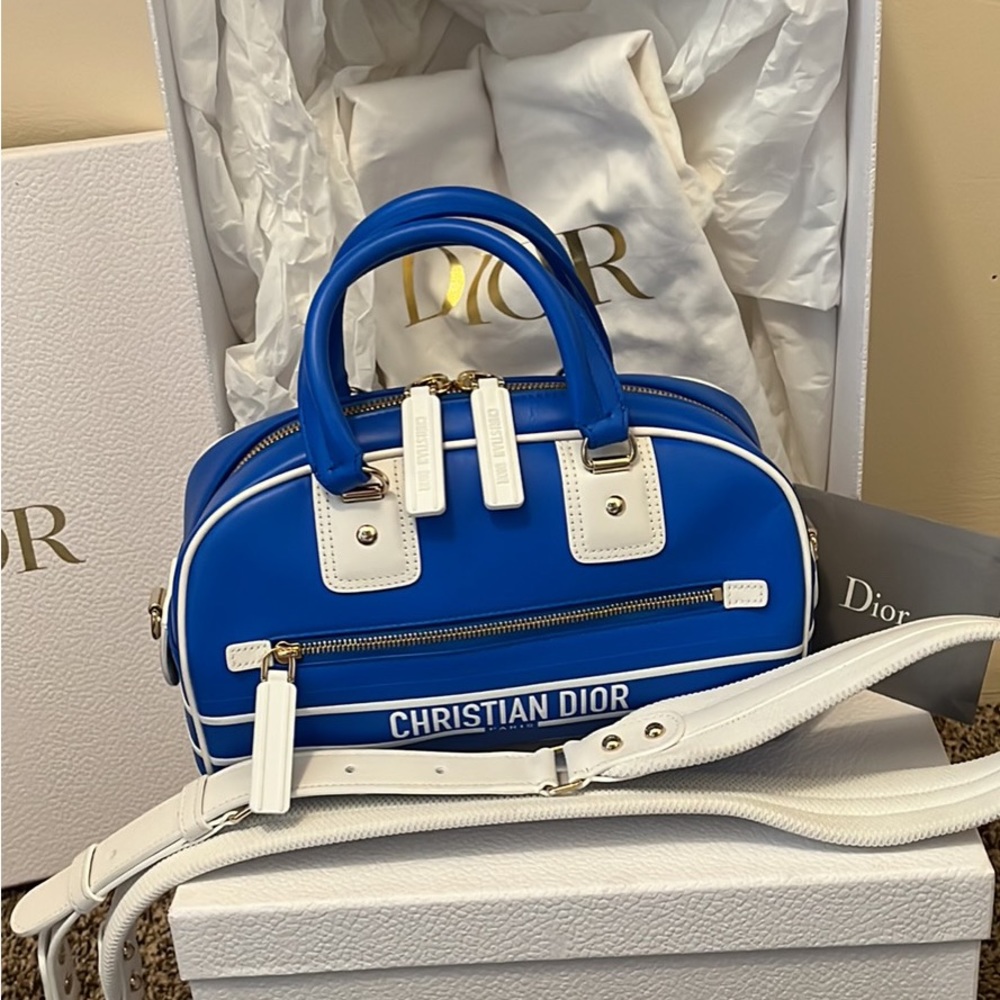 Dior Vibe Calfskin bowling bag Authentic /Crossbody